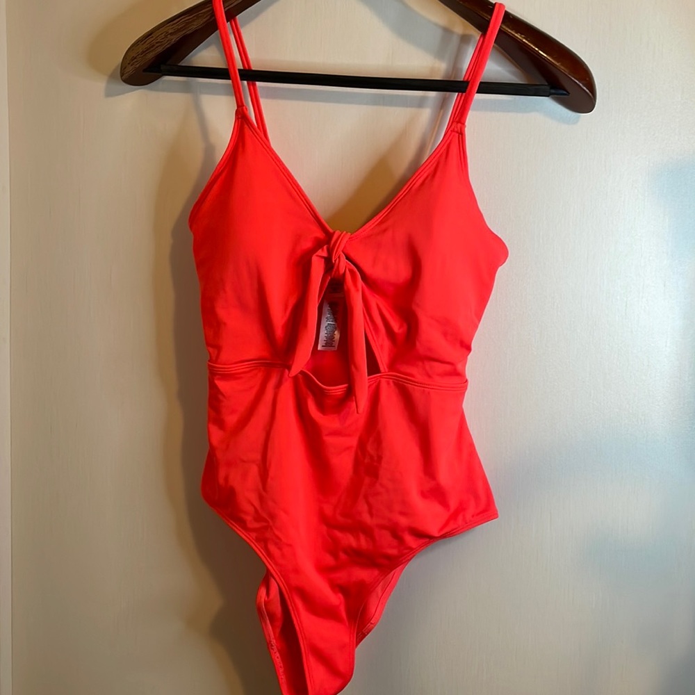 Coral one piece swimsuit!